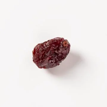 Cranberries on white background Stock Photos