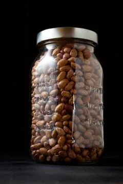 Cranberry beans view Foto stock