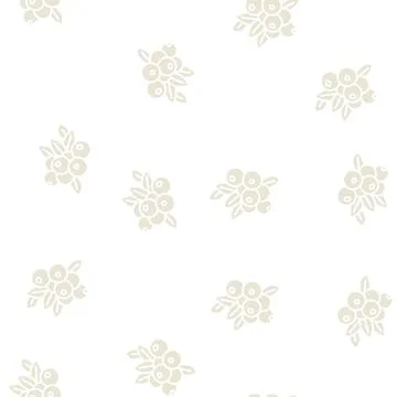 Cranberry berry glyph seamless pattern Illustrazione stock