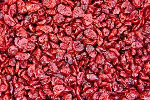 Cranberry dried texture Stock Photos