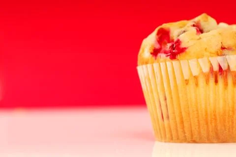 Cranberry muffin Stock Photos