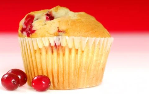 Cranberry muffin Stock Photos