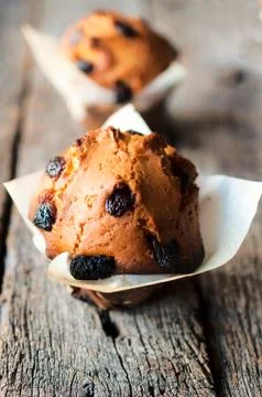 Cranberry muffin Stock Photos