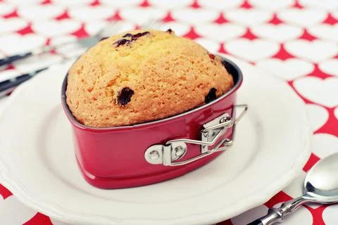 Cranberry muffin Stock Photos