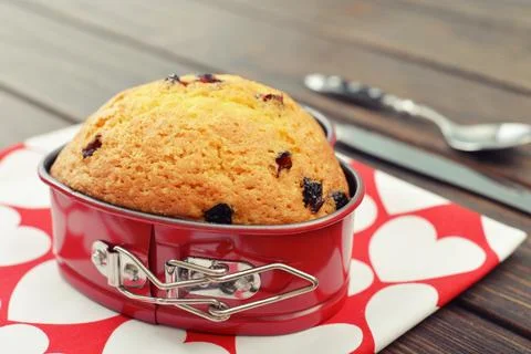 Cranberry muffin Stock Photos