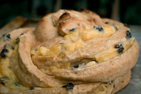 Cranberry orange bread Stock Photos