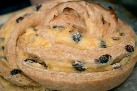 Cranberry orange bread Stock Photos