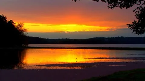 Cranberry Sunset; 3 Stock Footage 8926831