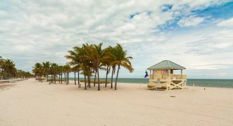 Crandon park beach Stock Photos