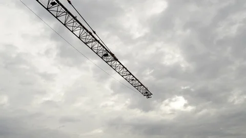 Crane and sky Stock Footage 124260023
