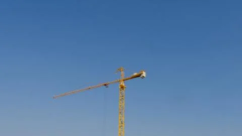 Crane back left side Stock Photos