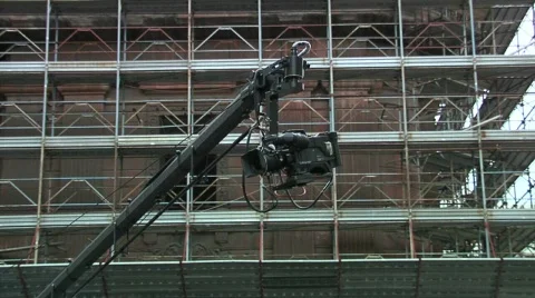 Crane (backstage) 스톡 동영상 845538