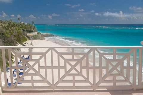 Crane beach view Stock Photos