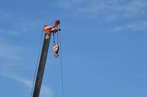 Crane with blue sky Foto stock
