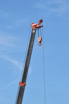 Crane with blue sky Foto stock