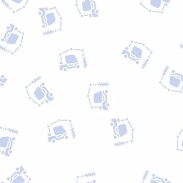 Crane-boring machine glyph icon vector isolated illustration Stock Illustration