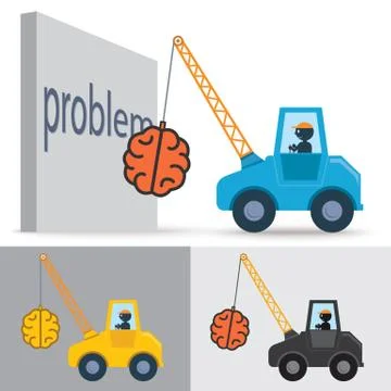 Crane brain Stock Illustration