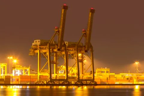 Crane bridge Stock Photos