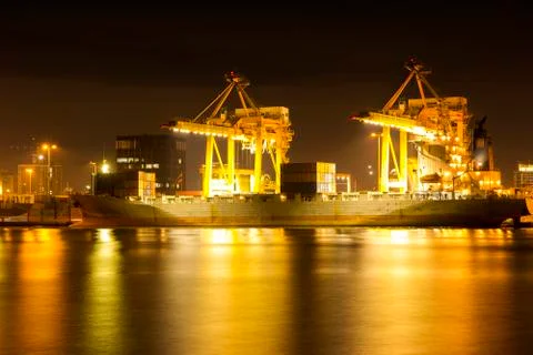 Crane bridge Stock Photos