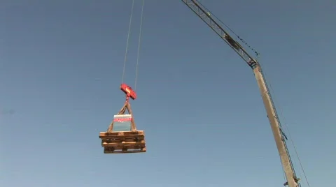 Crane, Building Site Stock Footage 611762