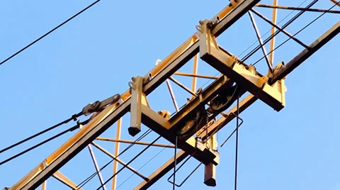 Crane close-up Stock Footage 33246103
