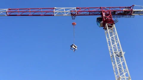 A crane construction in 1080p, 1920x1080 Stock Footage 40183151