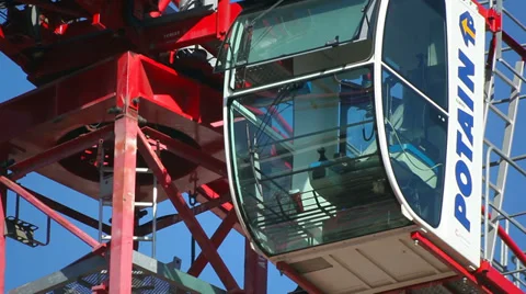 Crane at construction site Stock Footage 34127063