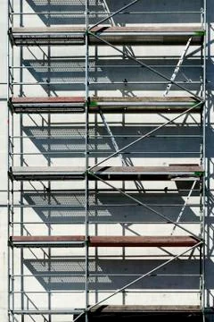 Crane on a construction site Stock Photos
