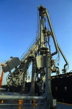 Crane at the Container terminal 库存照片
