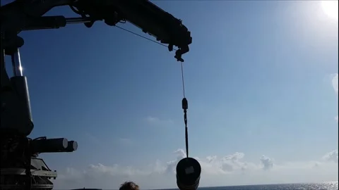 Crane During Operation Stock-Footage 150736875