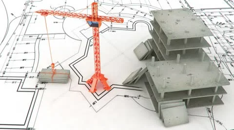 Crane Stock Footage 8852477