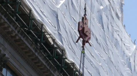 Crane hook 24 fps Video stock 37231339