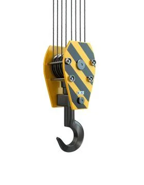 Crane hook. 3d Stock-Illustration