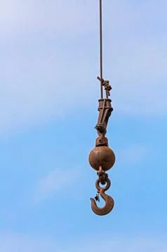 Crane Hook and Sky Stock Photos