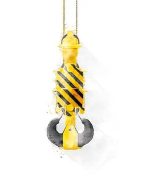 Crane hook Crane hook vector over whtie background Copyright: xZoonar.com/... Stock Photos