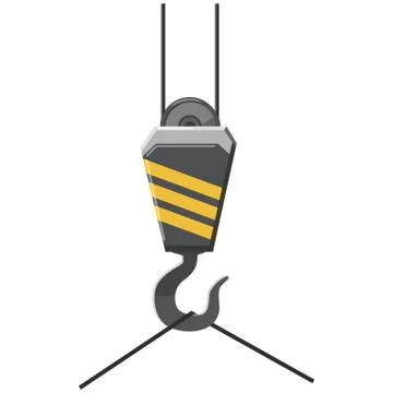 Crane hook icon, cartoon style イラスト素材