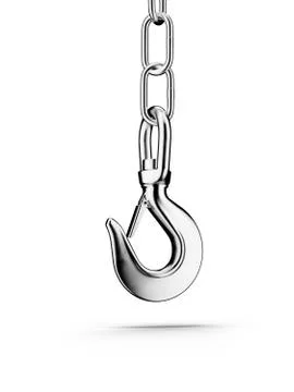 Crane hook Illustrazione stock