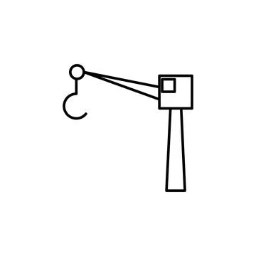 Crane hook Stock Illustration
