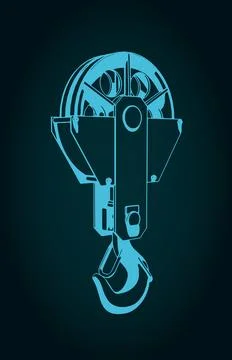 Crane hook Stock Illustration