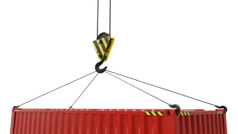 Crane hook isolated Stock Illustration