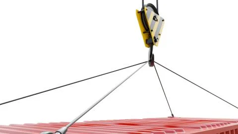 Crane hook isolated Stock Illustration