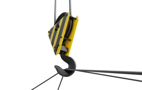 Crane hook isolated Stock Illustration
