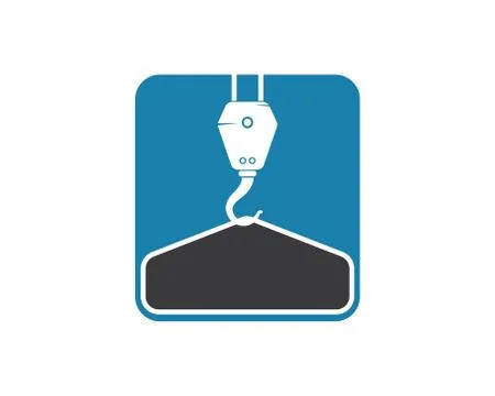 Crane hook logo vector illustration Stock-Illustration