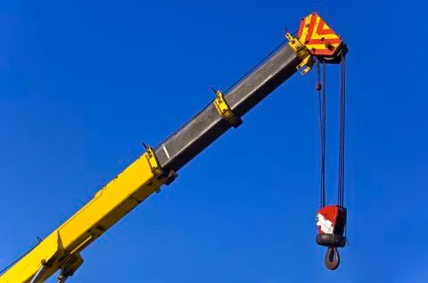 Crane with hook Stock Photos
