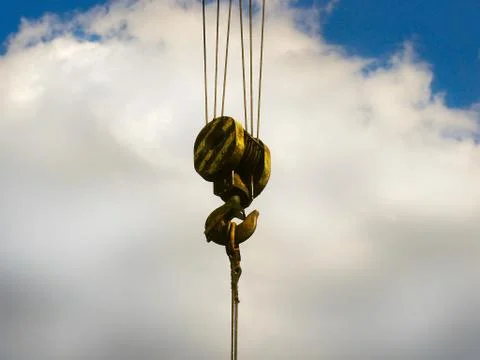 Crane Hook Stockfoto's