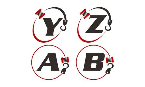 Crane Hook Towing Set Ilustración de archivo