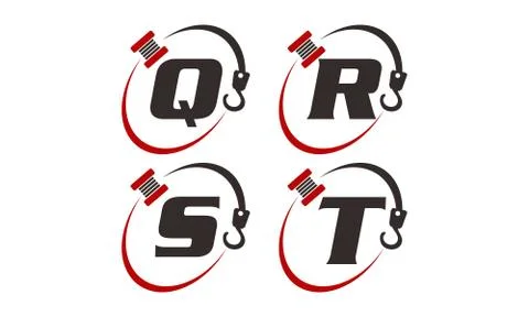 Crane Hook Towing Set Ilustración de archivo