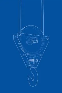 Crane hook. Vector Stock Illustration