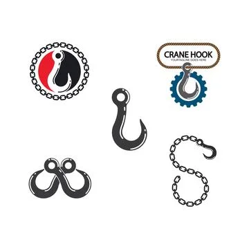Crane hook vector illustration design Stock Illustration