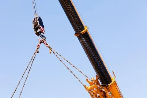 Crane hooks Stock Photos